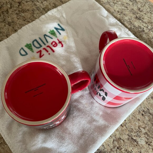 Holiday / Christmas Mugs - Set of 2 - His and Hers large Cocoa or Coffee Mugs! - Picture 4 of 7